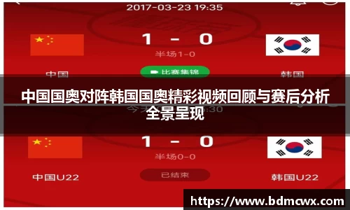 中国国奥对阵韩国国奥精彩视频回顾与赛后分析全景呈现